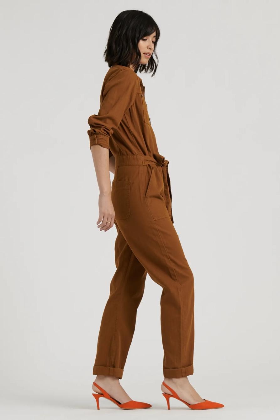 TIE FRONT JUMPSUIT, image 3
