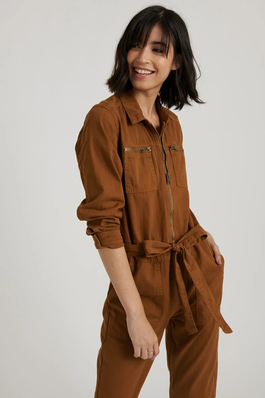 TIE FRONT JUMPSUIT, image 5