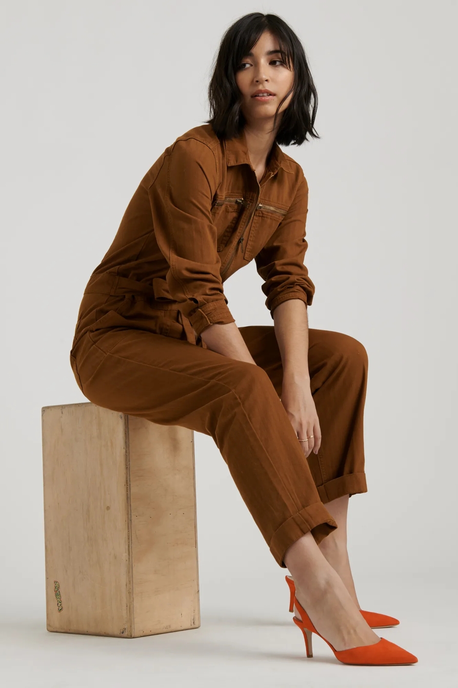 TIE FRONT JUMPSUIT, image 6