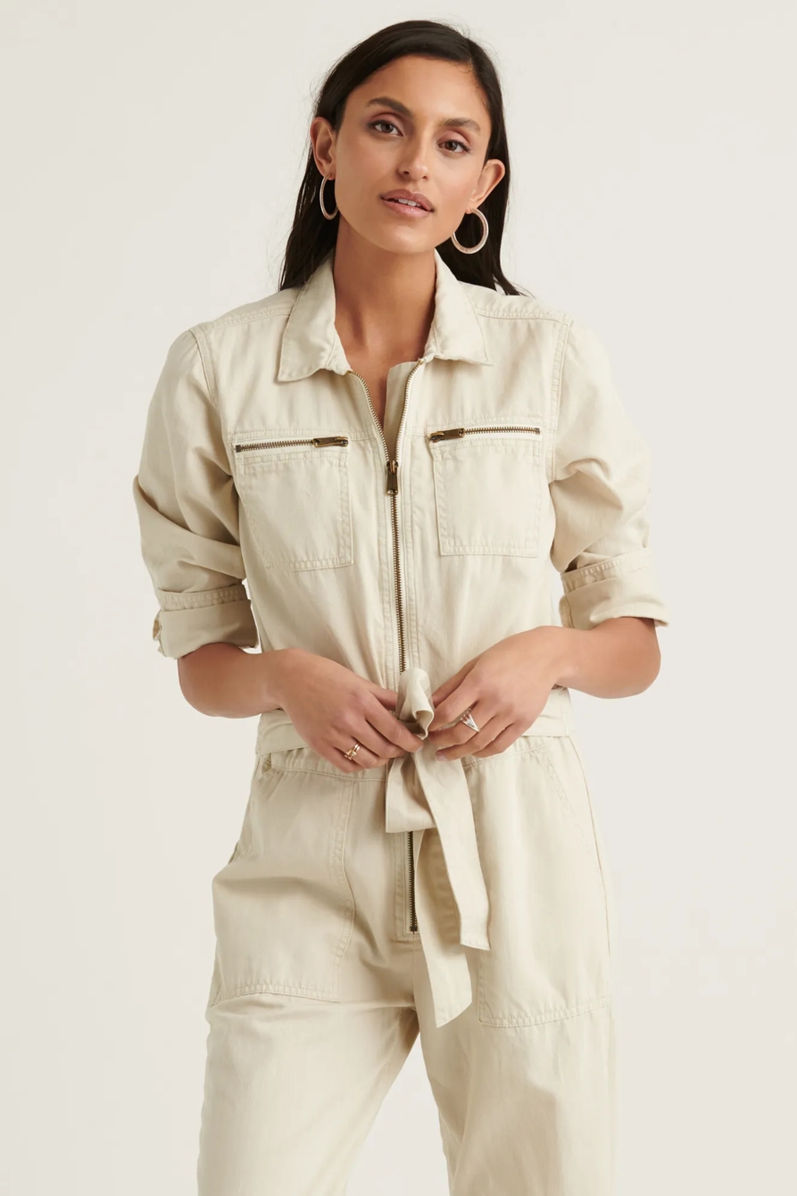TIE FRONT JUMPSUIT, image 3
