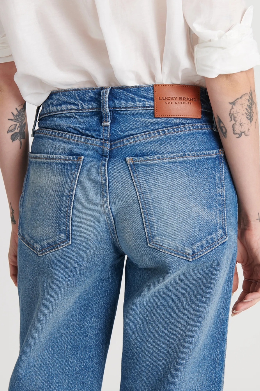 MID RISE CROP WIDE LEG JEAN, image 5