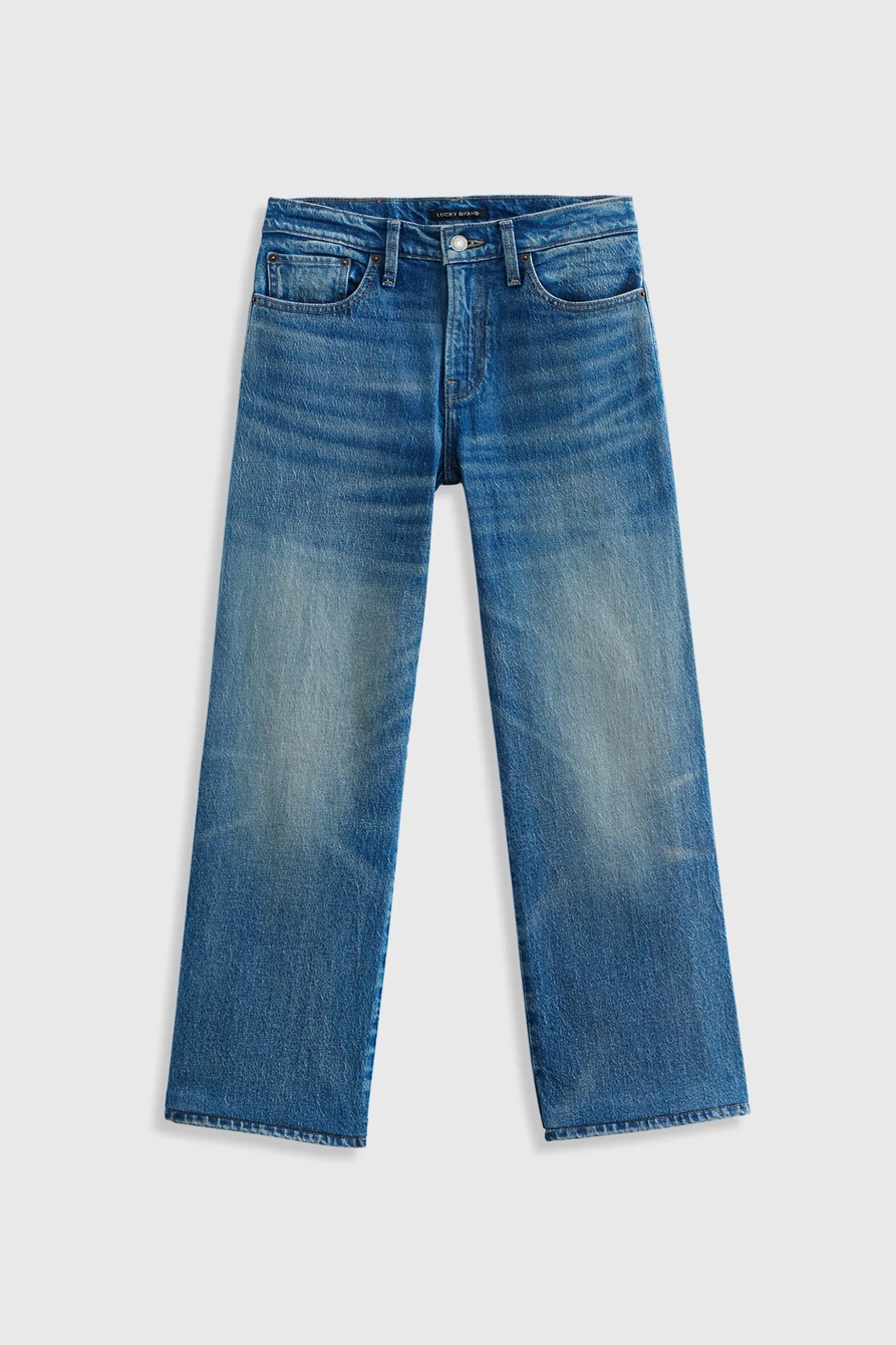 MID RISE CROP WIDE LEG JEAN, image 6
