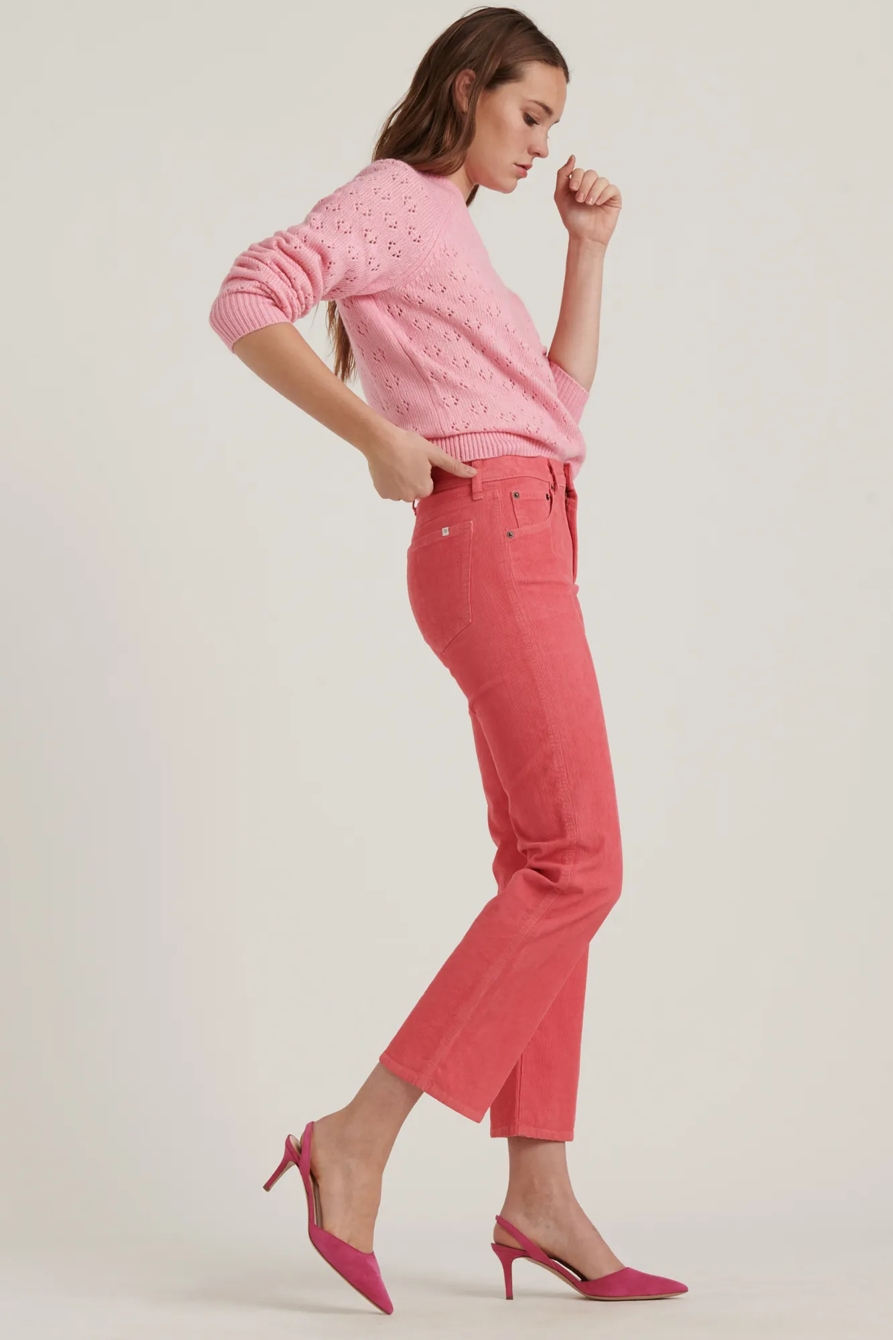 MID RISE AUTHENTIC STRAIGHT CROP CORDUROY JEAN, image 3
