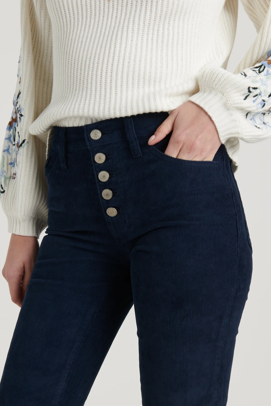 HIGH RISE BRIDGETTE MINI BOOT CORDUROY JEAN, image 8