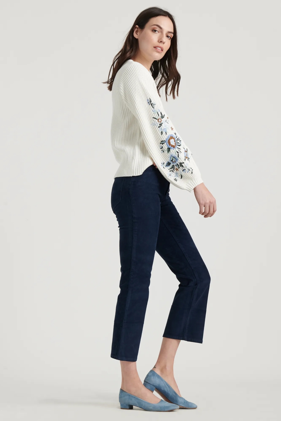 HIGH RISE BRIDGETTE MINI BOOT CORDUROY JEAN, image 3