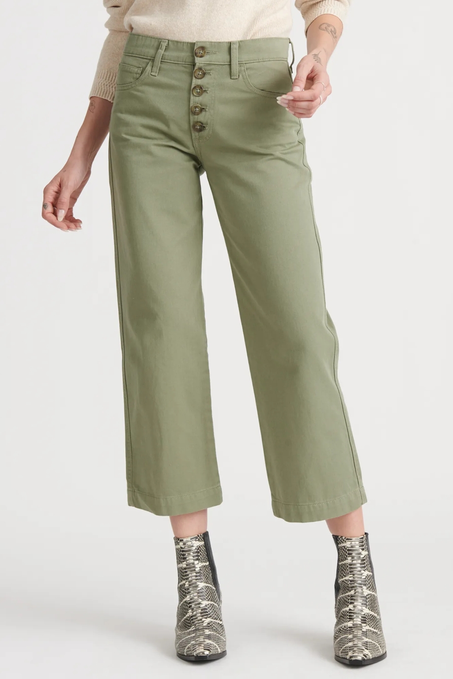 MID RISE CROP WIDE LEG JEAN, image 2