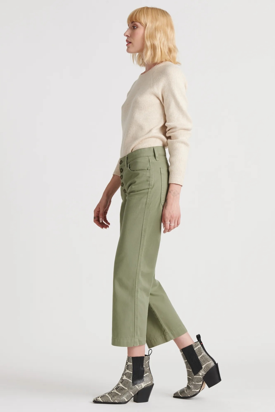 MID RISE CROP WIDE LEG JEAN, image 3