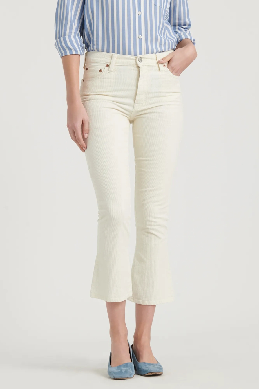 HIGH RISE BRIDGETTE MINI BOOT CORDUROY JEAN, image 2
