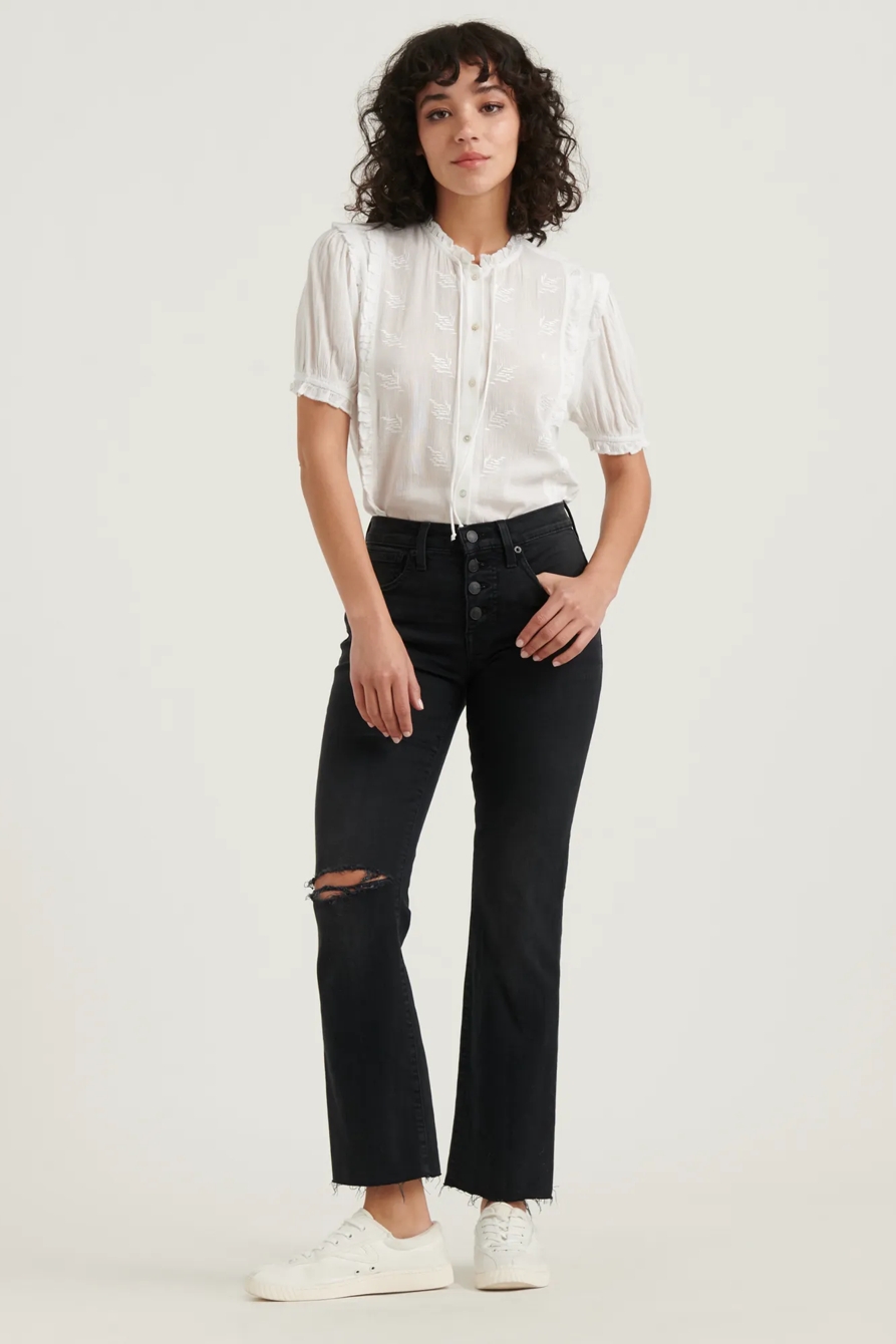MID RISE AVA CROP MINI BOOT JEAN, image 1