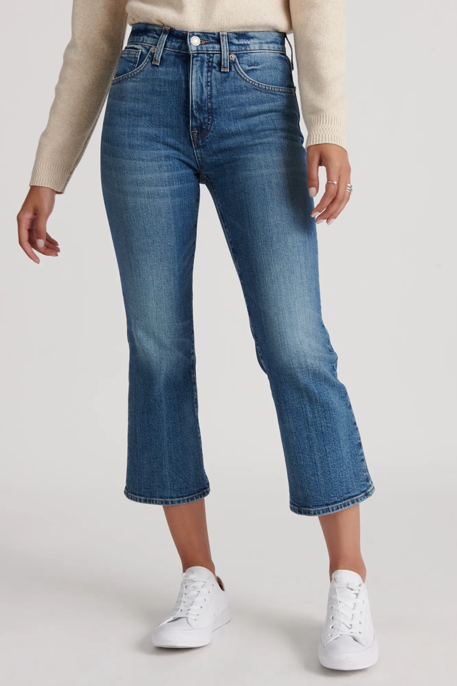 HIGH RISE BRIDGETTE CROP MINI BOOT JEAN, image 2