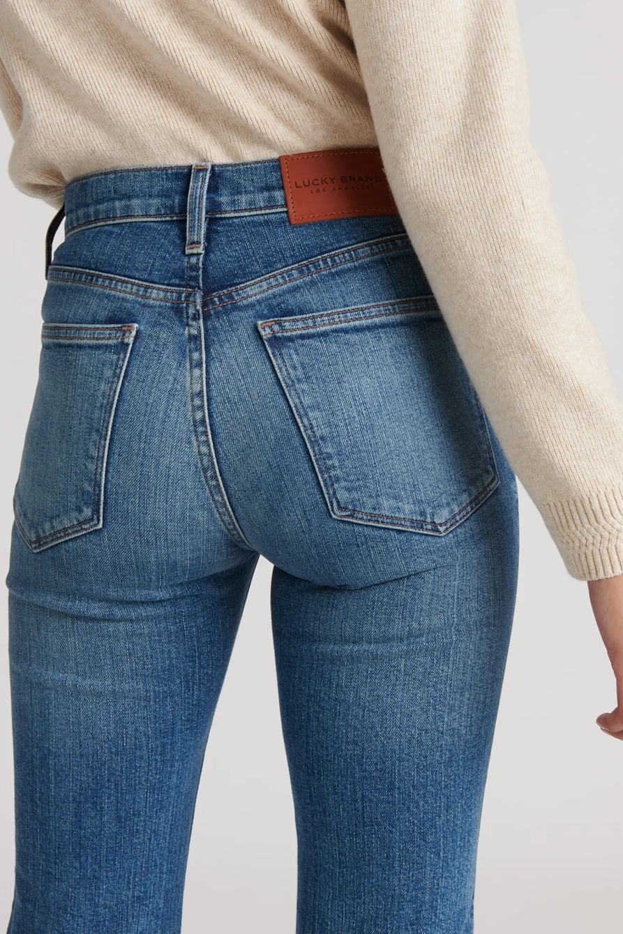 HIGH RISE BRIDGETTE CROP MINI BOOT JEAN, image 4