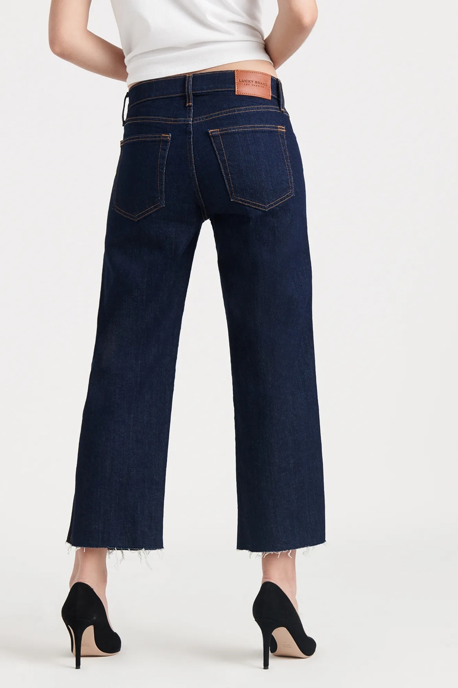 MID RISE CROP WIDE LEG JEAN, image 4