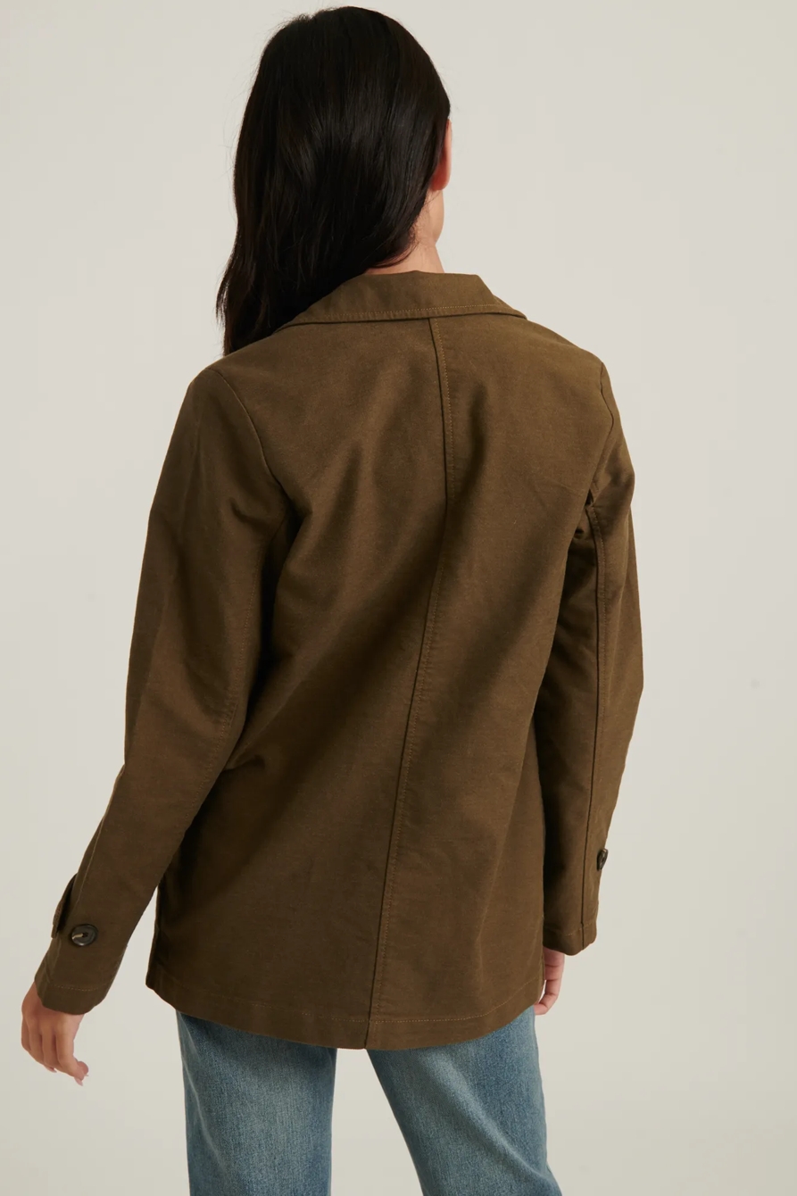 DOUBLE BREASTED UTILITY BLAZER, image 4