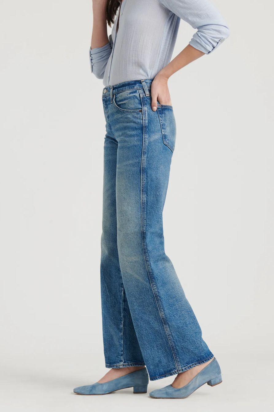 MID RISE AUTHENTIC WIDE LEG JEAN, image 6