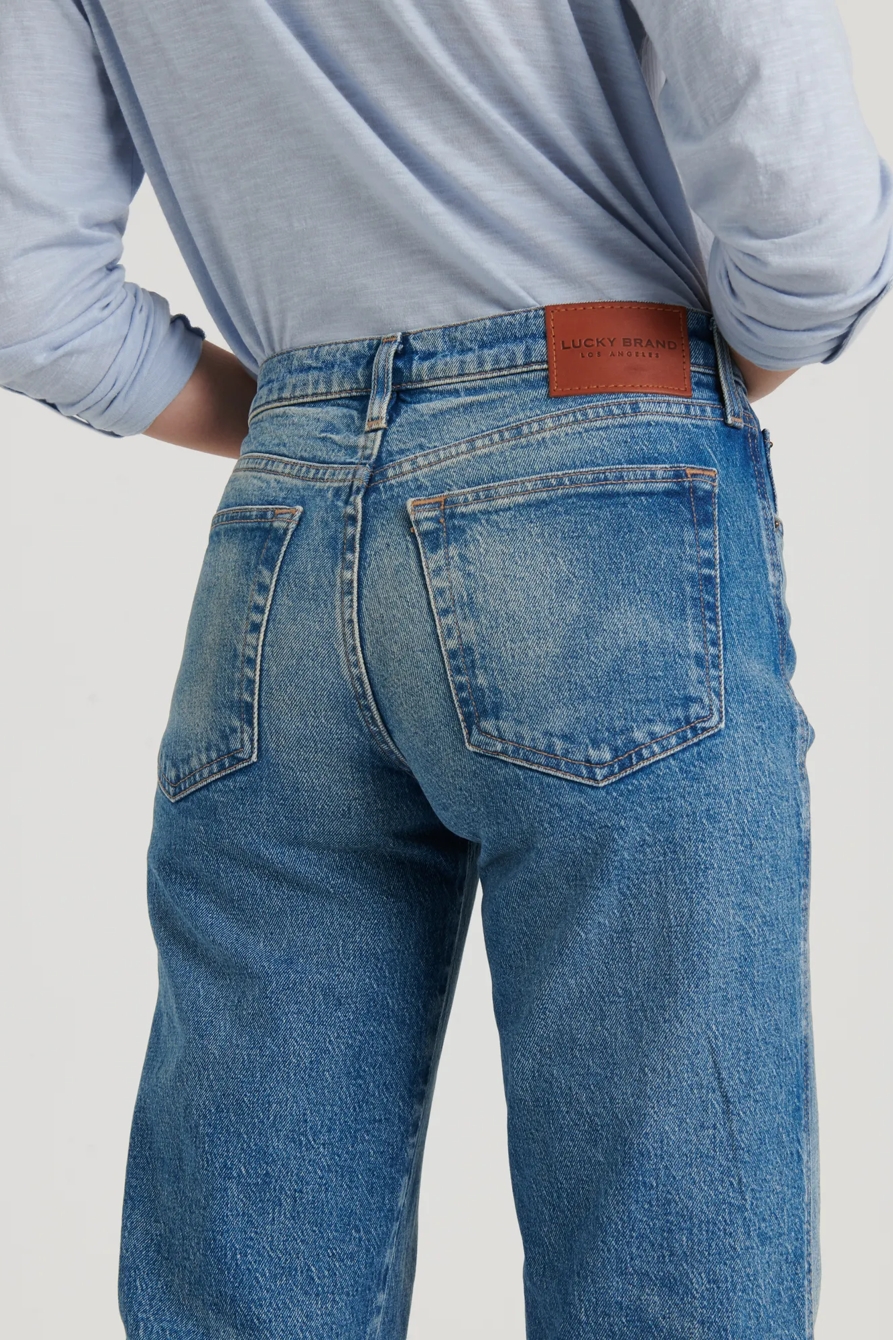 MID RISE AUTHENTIC WIDE LEG JEAN, image 7