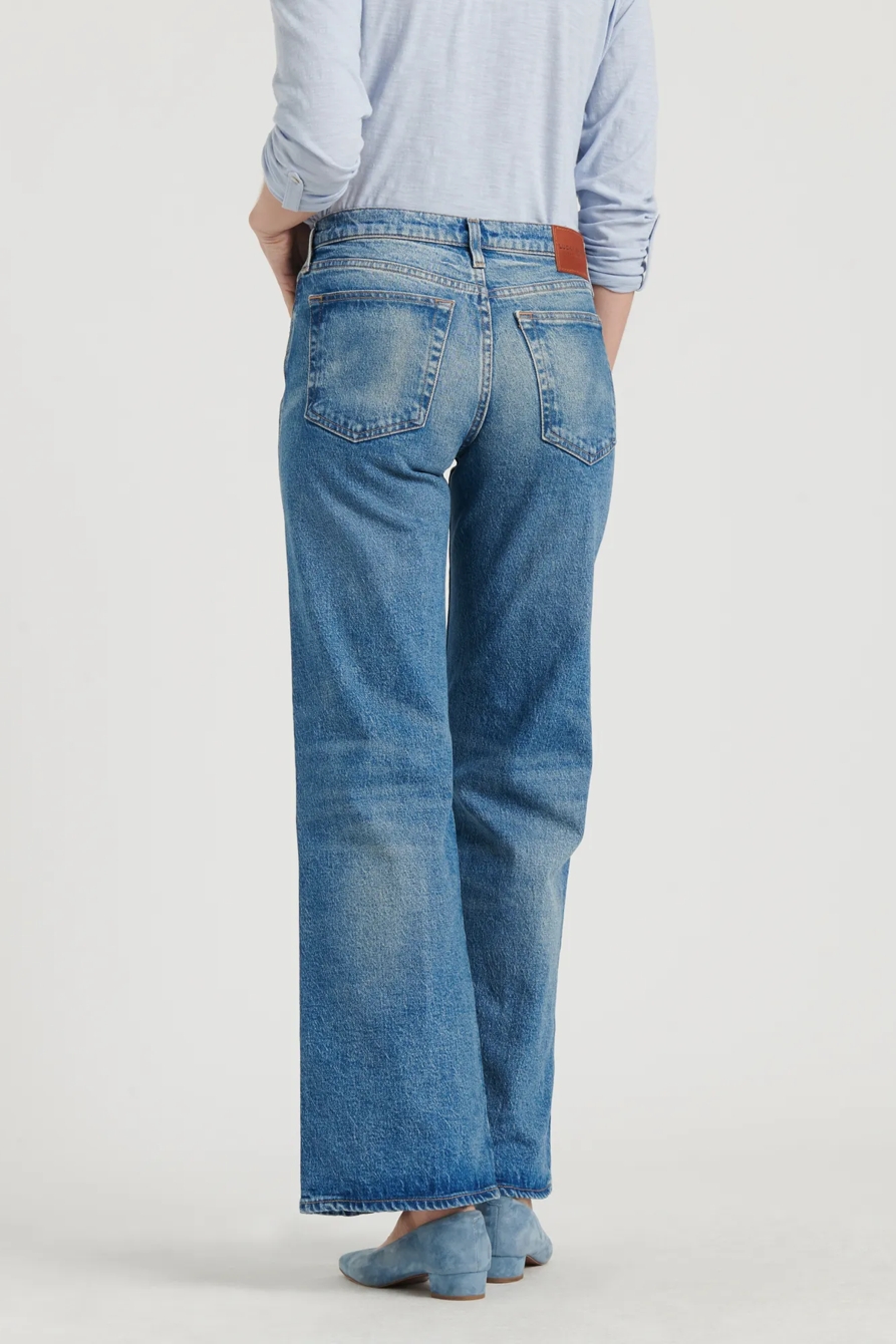 MID RISE AUTHENTIC WIDE LEG JEAN, image 5
