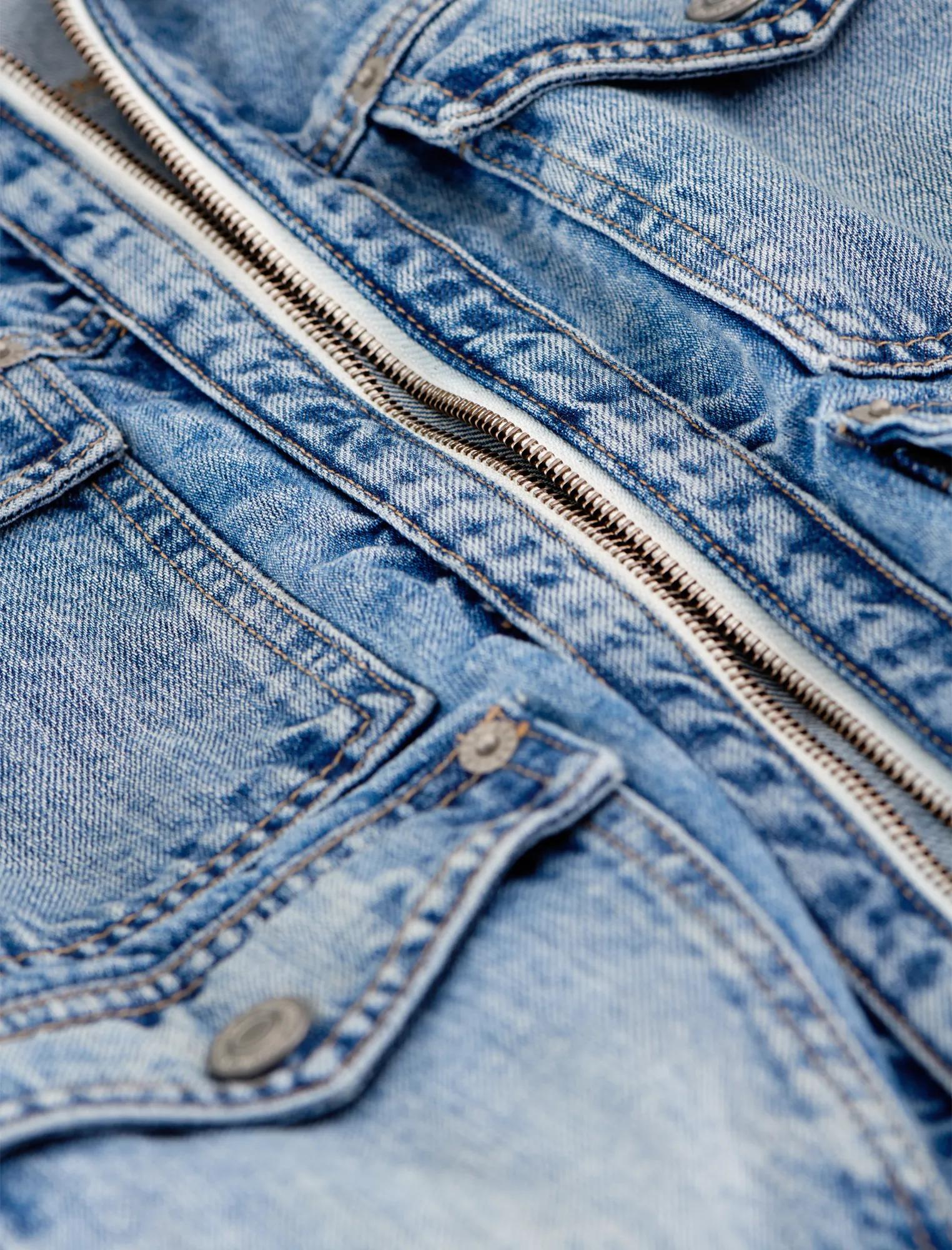 BELTED DENIM JACKET, image 7