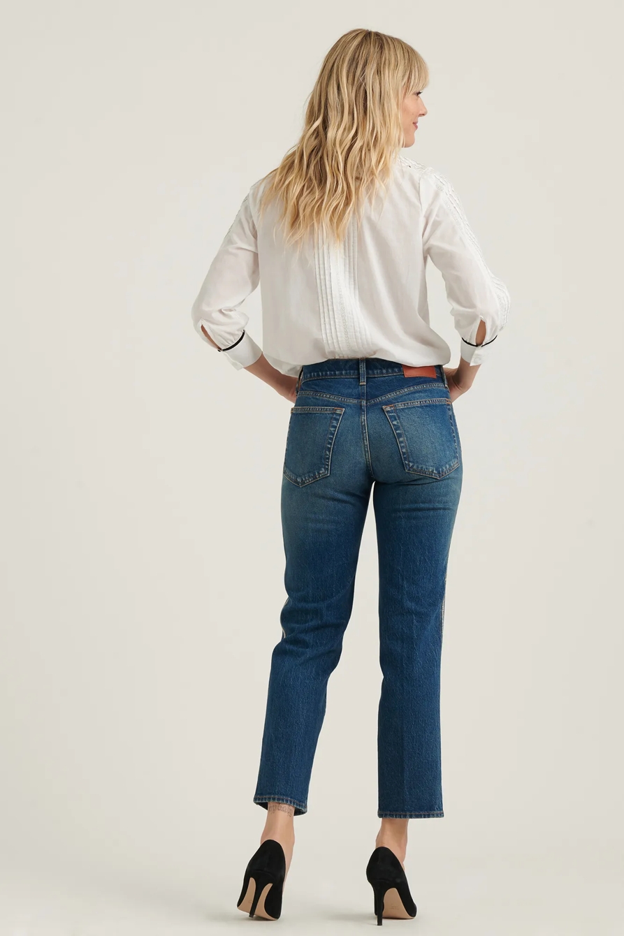 MID RISE AUTHENTIC STRAIGHT JEAN, image 5
