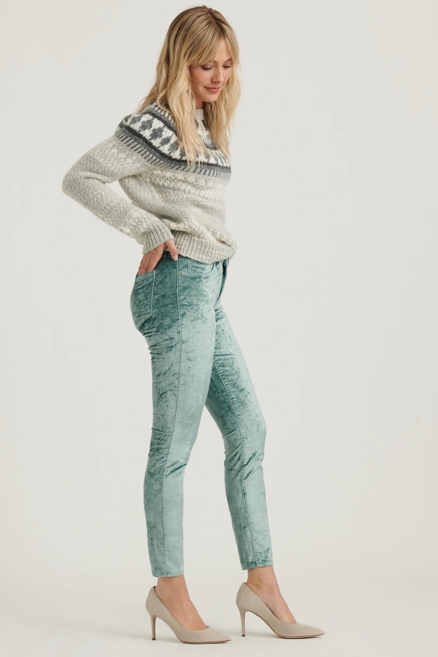 MID RISE AVA SKINNY VELVET JEAN, image 3