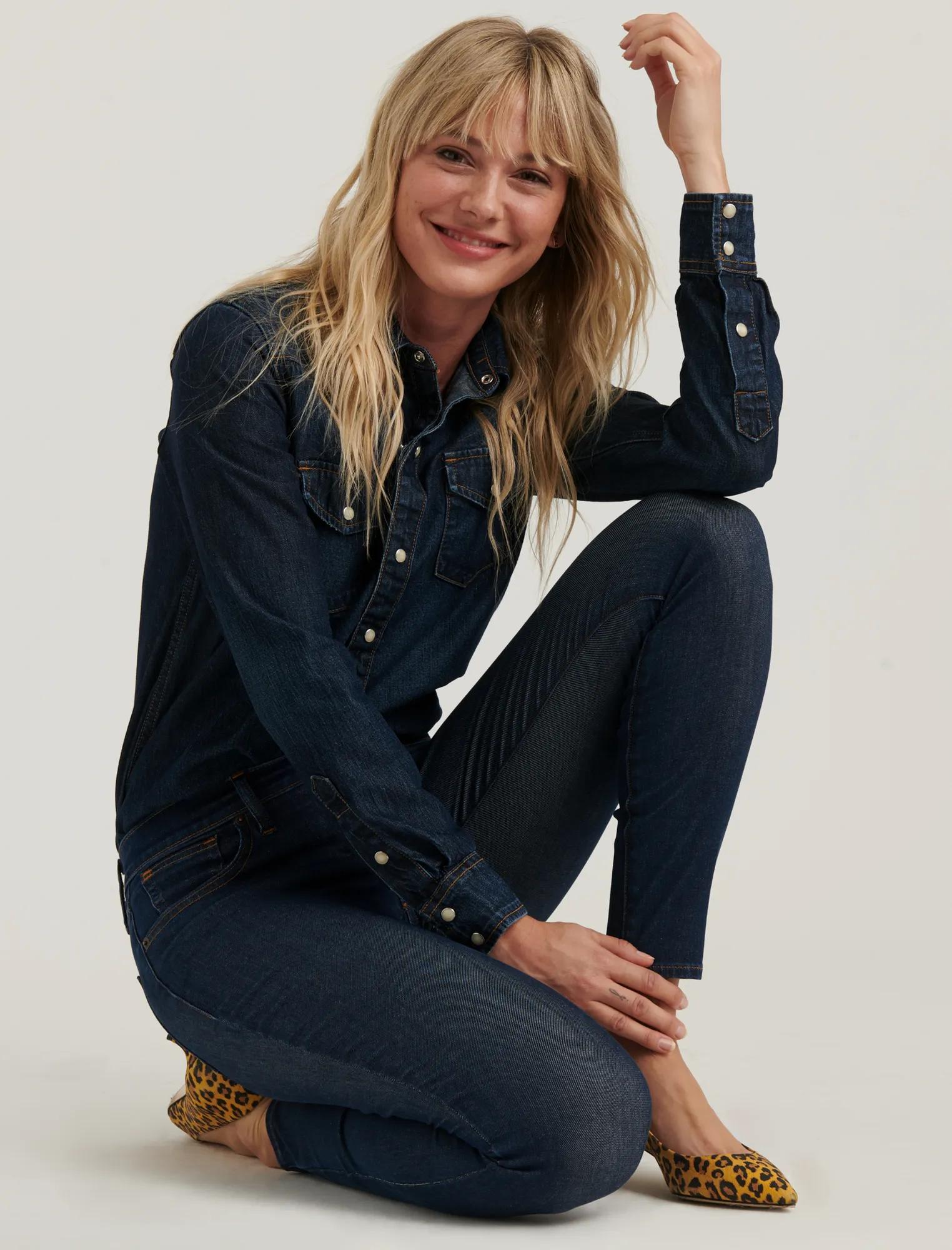 MID RISE AVA SUPER SKINNY 4-WAY STRETCH JEAN, image 6