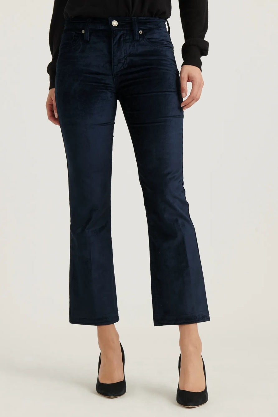 MID RISE AVA CROP MINI BOOT VELVET JEAN, image 2