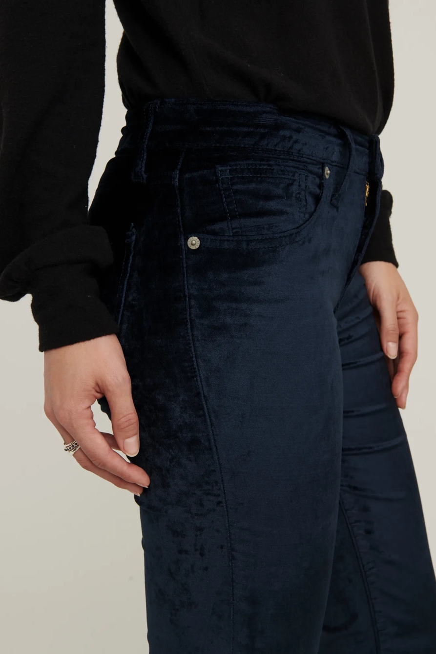 MID RISE AVA CROP MINI BOOT VELVET JEAN, image 5