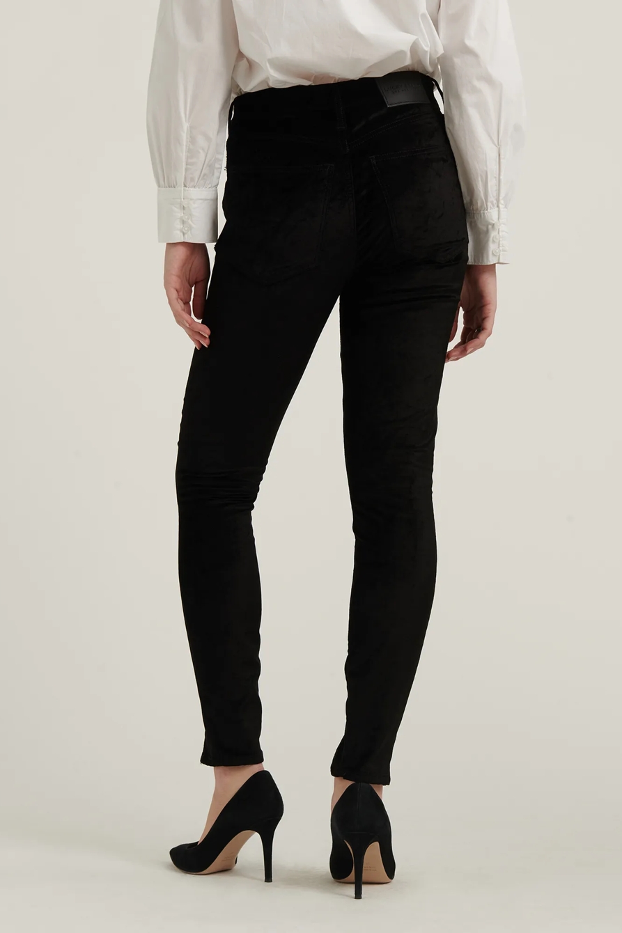 HIGH RISE BRIDGETTE SKINNY VELVET JEAN, image 4