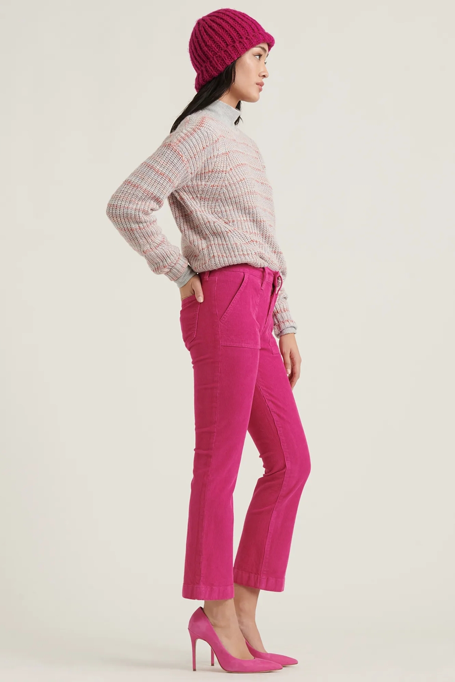 MID RISE AVA CROP MINI BOOT CORDUROY JEAN, image 3