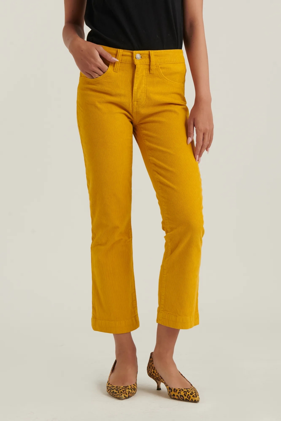 MID RISE AVA CROP MINI BOOT CORDUROY JEAN, image 2