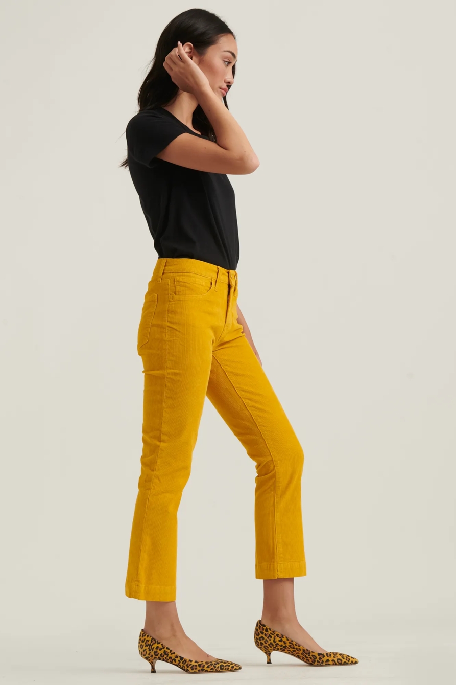 MID RISE AVA CROP MINI BOOT CORDUROY JEAN, image 3