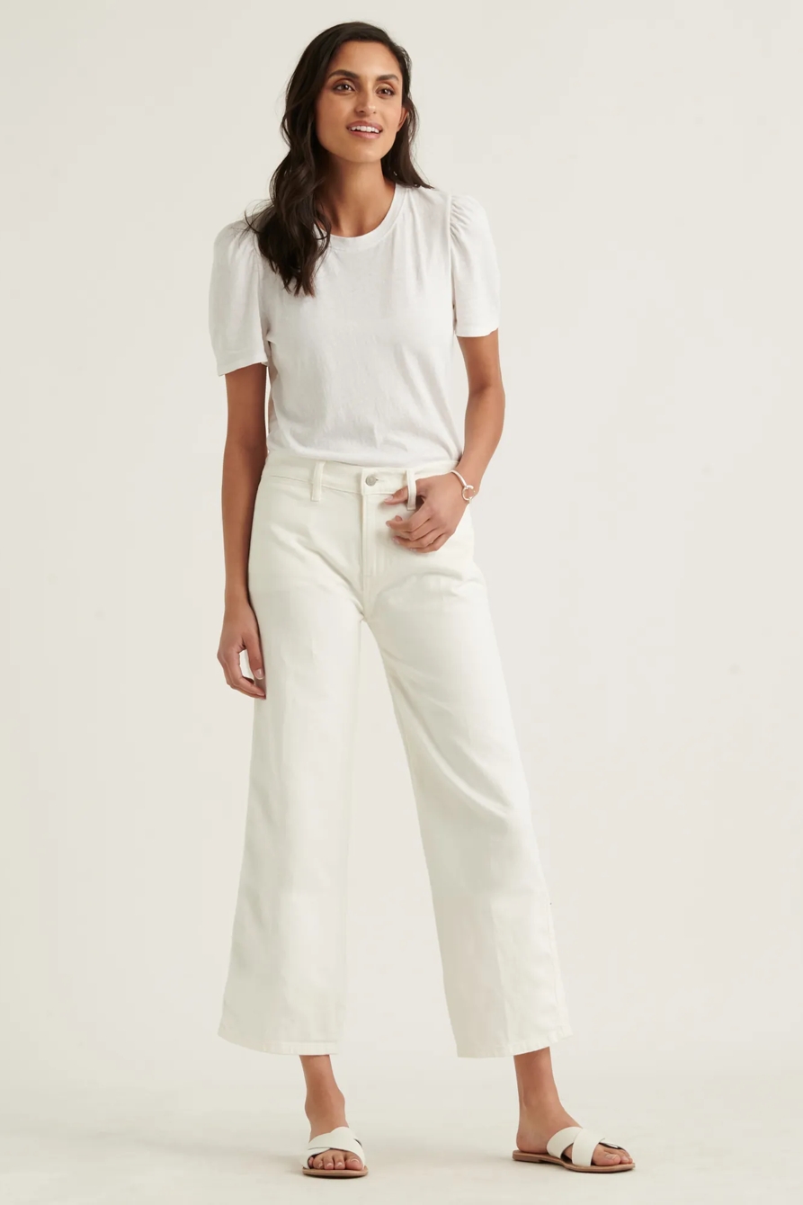 MID RISE CROP WIDE LEG JEAN, image 5