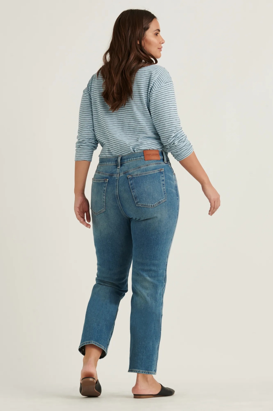 MID RISE AUTHENTIC STRAIGHT JEAN, image 3