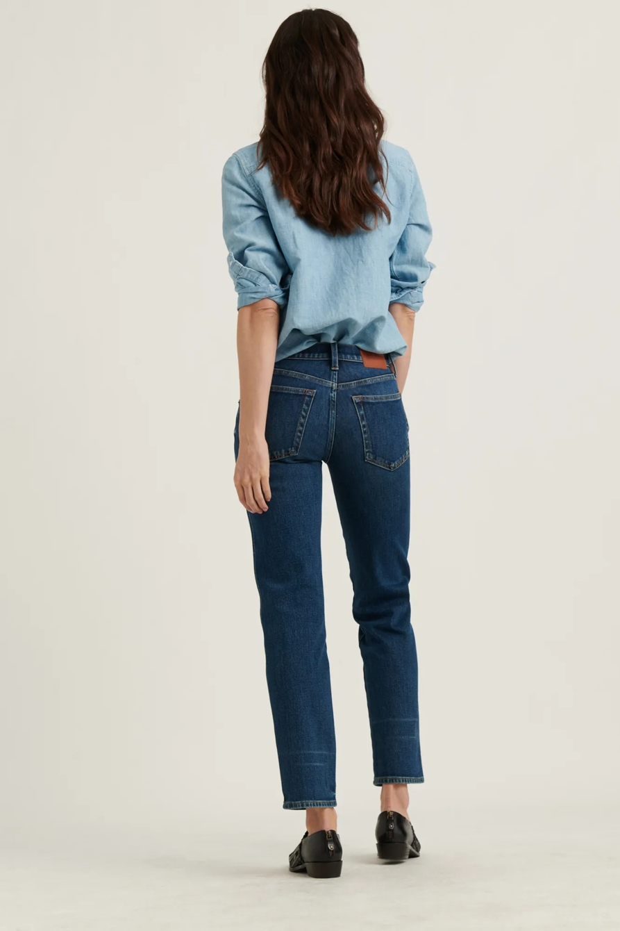 MID RISE AUTHENTIC STRAIGHT JEAN, image 3