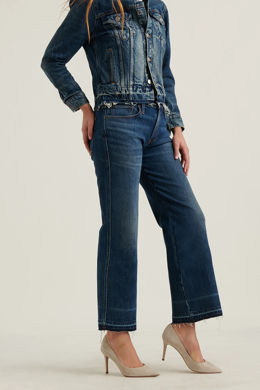 MID RISE CROP WIDE LEG JEAN, image 2