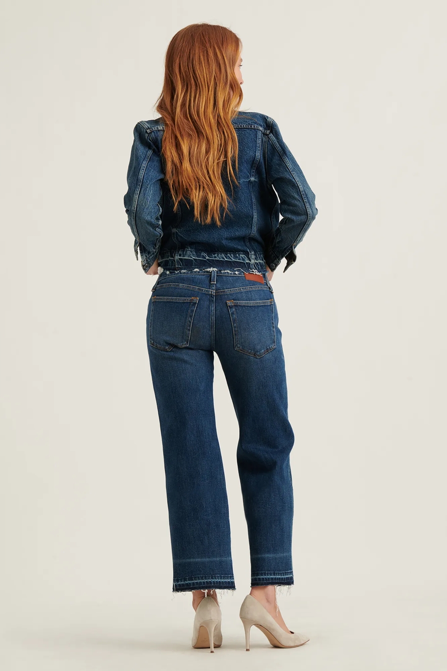 MID RISE CROP WIDE LEG JEAN, image 3