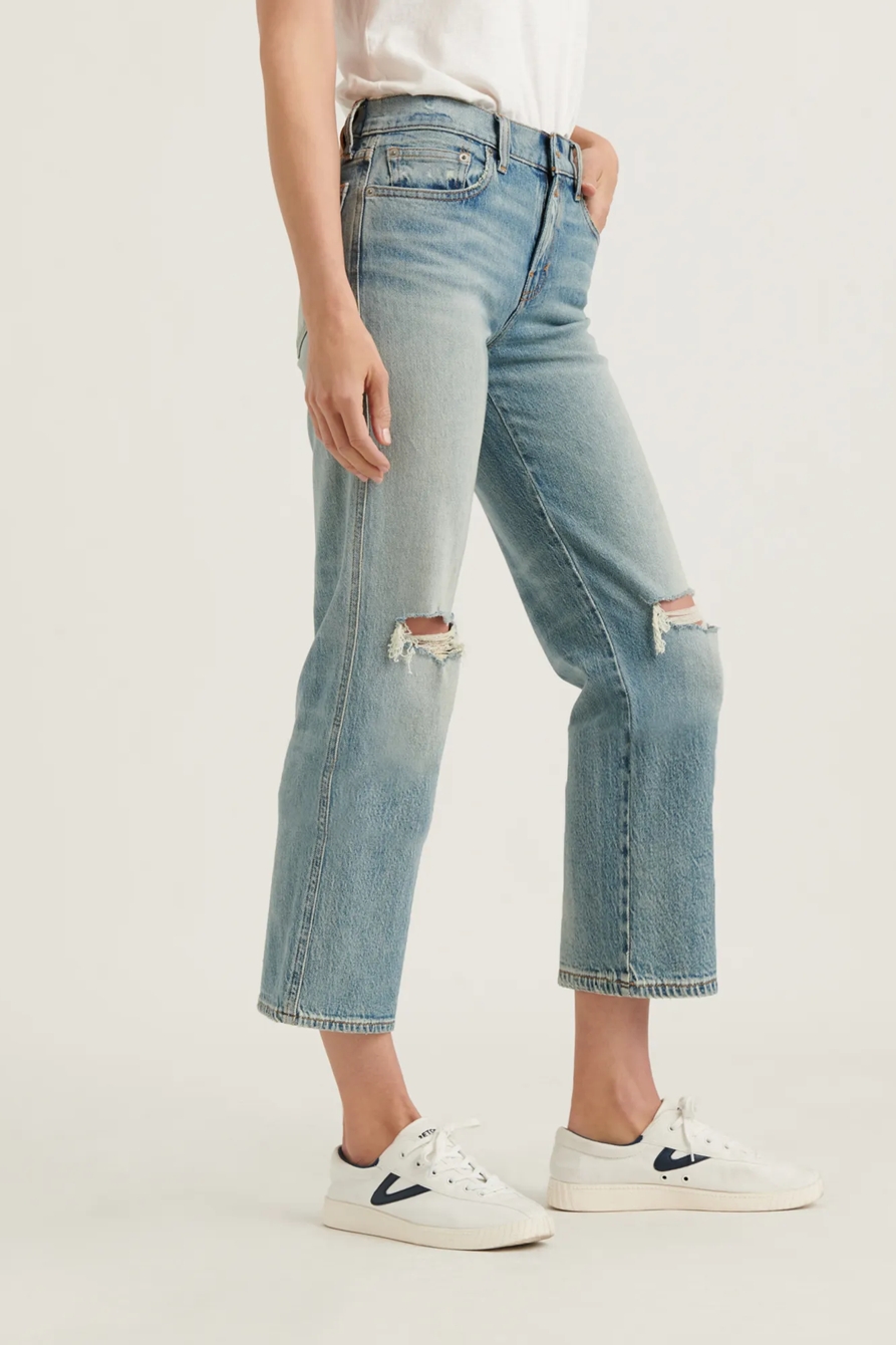 MID RISE CROP WIDE LEG JEAN, image 2