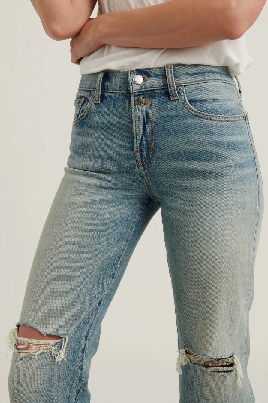 MID RISE CROP WIDE LEG JEAN, image 3