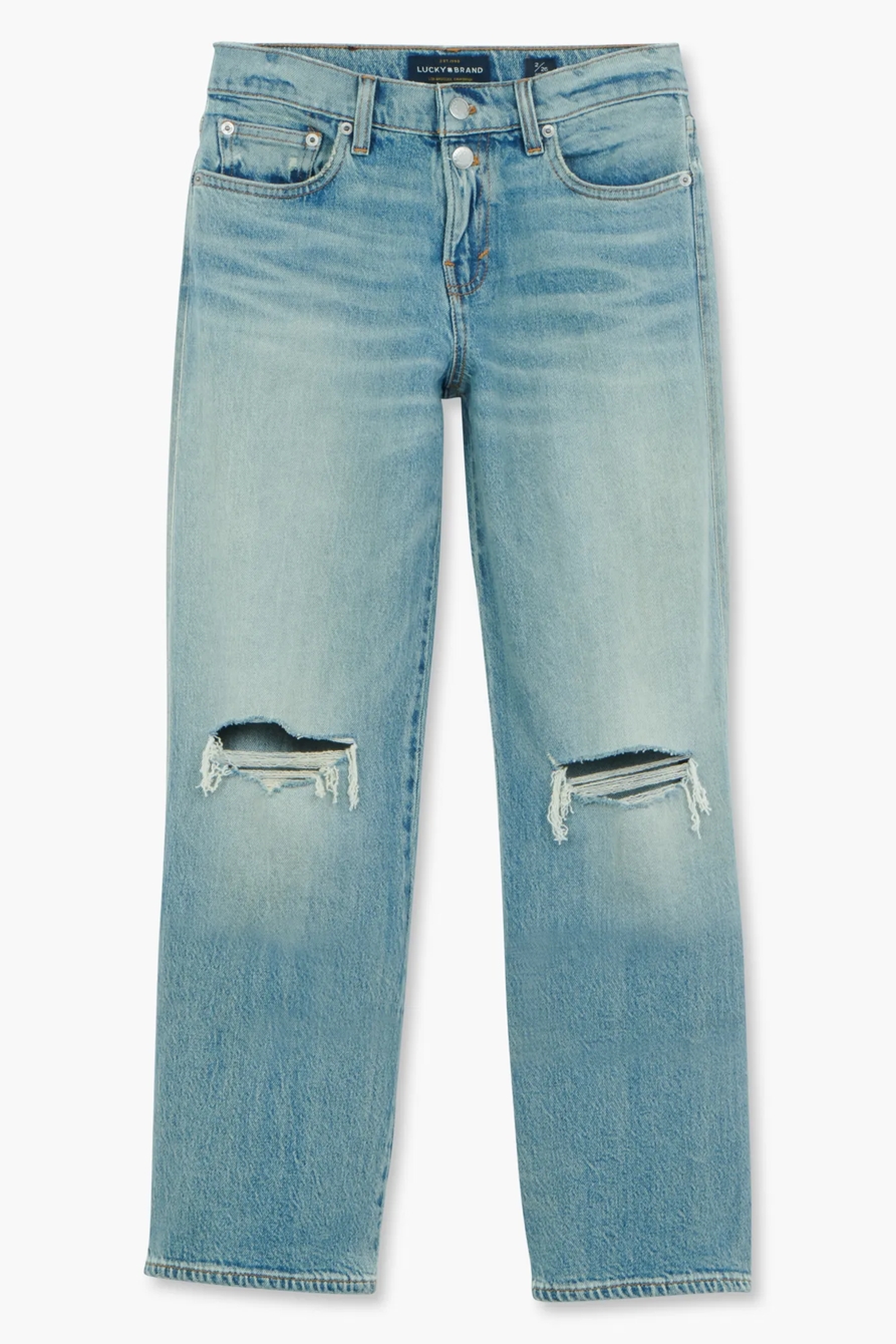 MID RISE CROP WIDE LEG JEAN, image 5