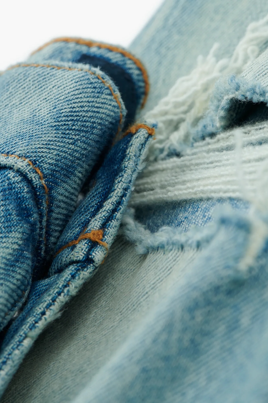 MID RISE CROP WIDE LEG JEAN, image 6