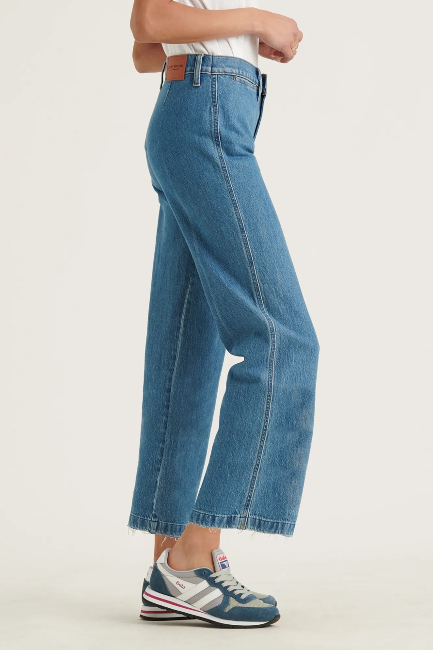 MID RISE CROP WIDE LEG JEAN, image 5