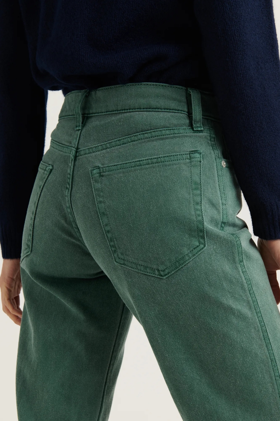 MID RISE CROP WIDE LEG JEAN, image 4