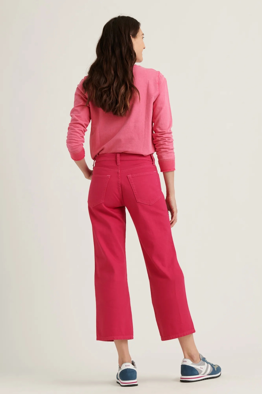 MID RISE CROP WIDE LEG JEAN, image 3