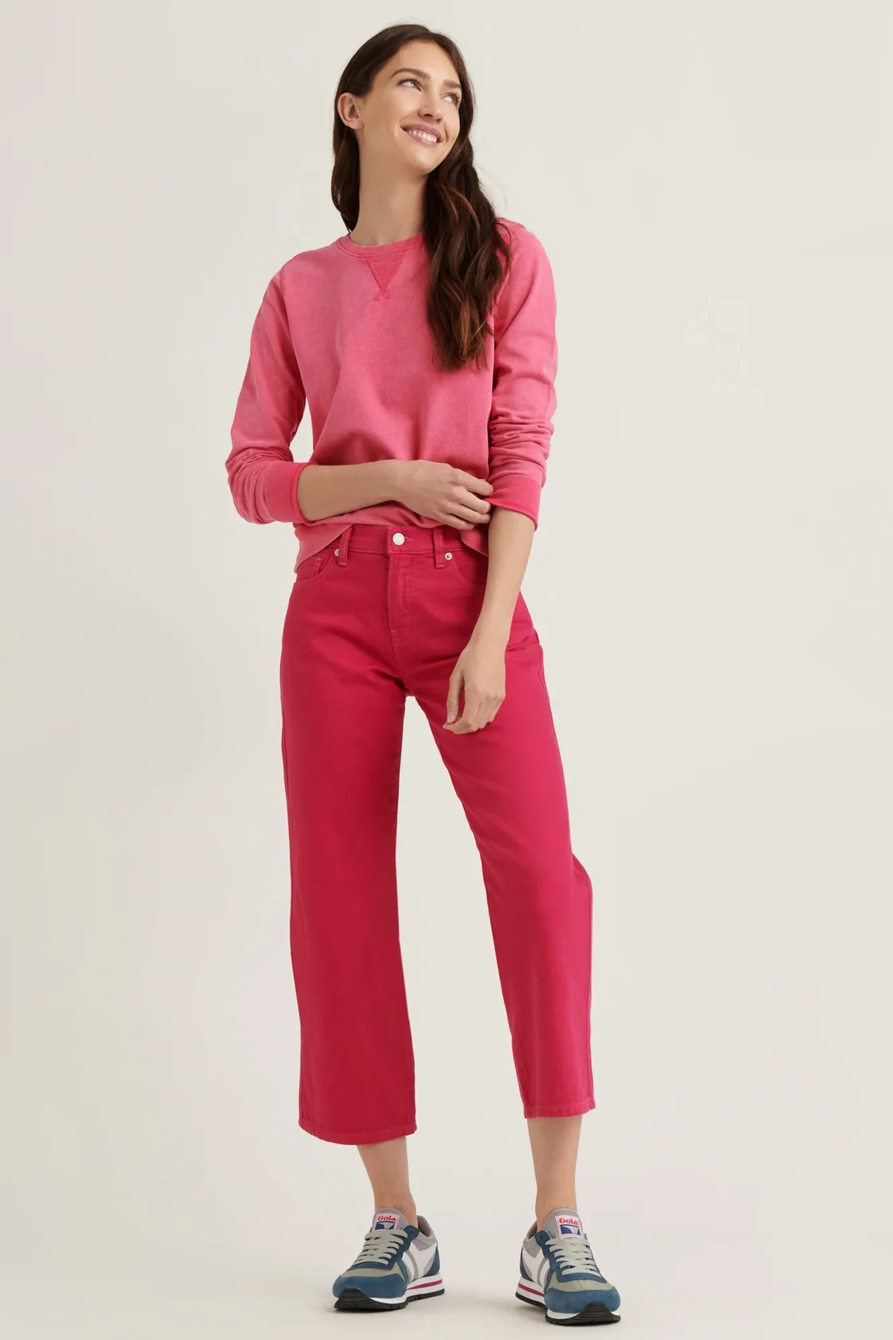 MID RISE CROP WIDE LEG JEAN, image 5