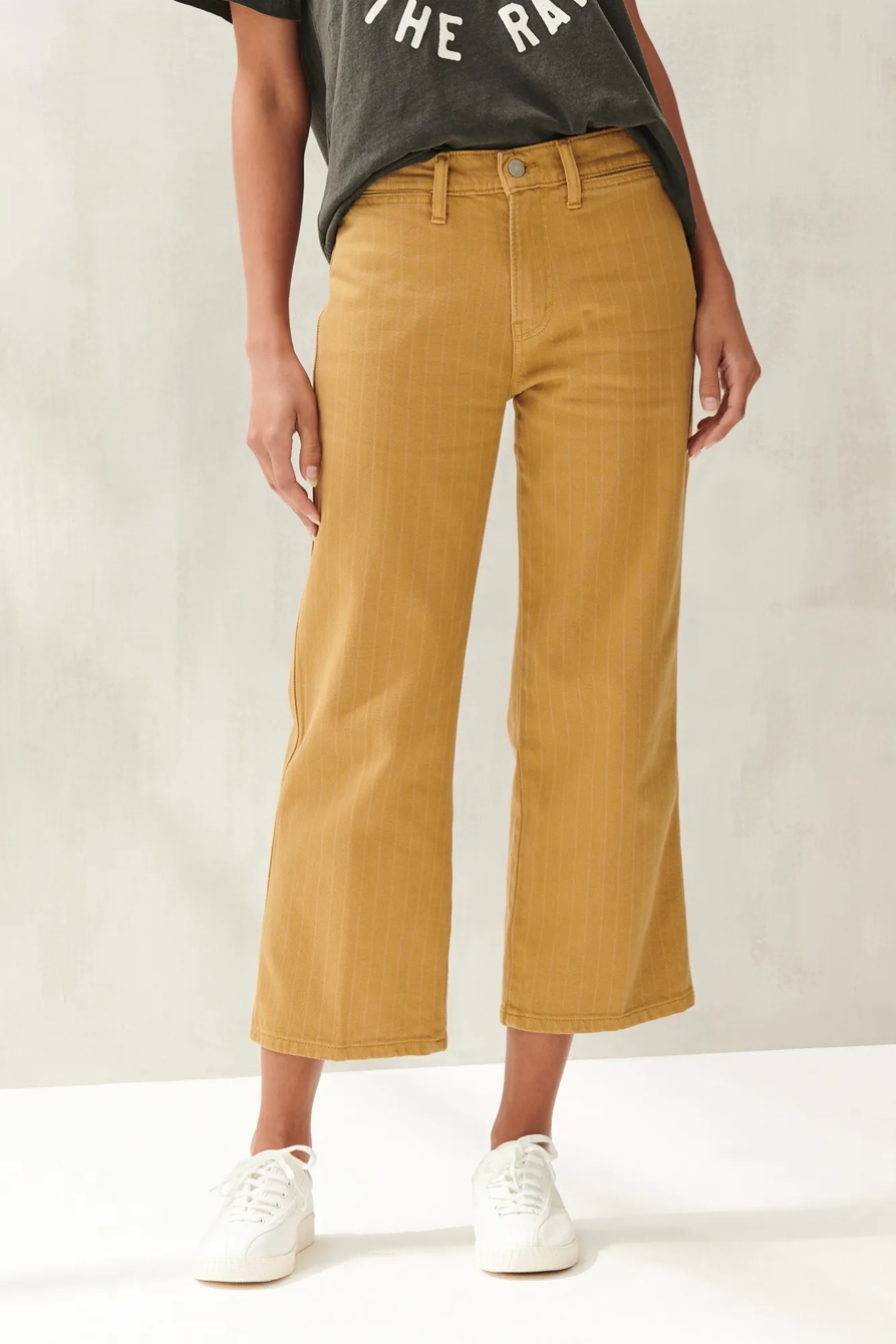 MID RISE CROP WIDE LEG JEAN, image 5