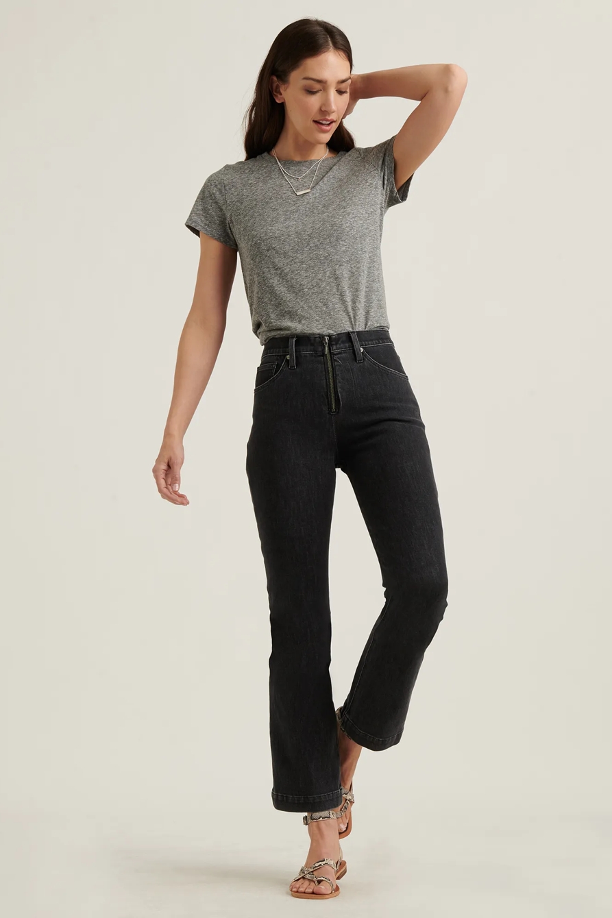 HIGH RISE BRIDGETTE CROP MINI BOOT JEAN, image 1