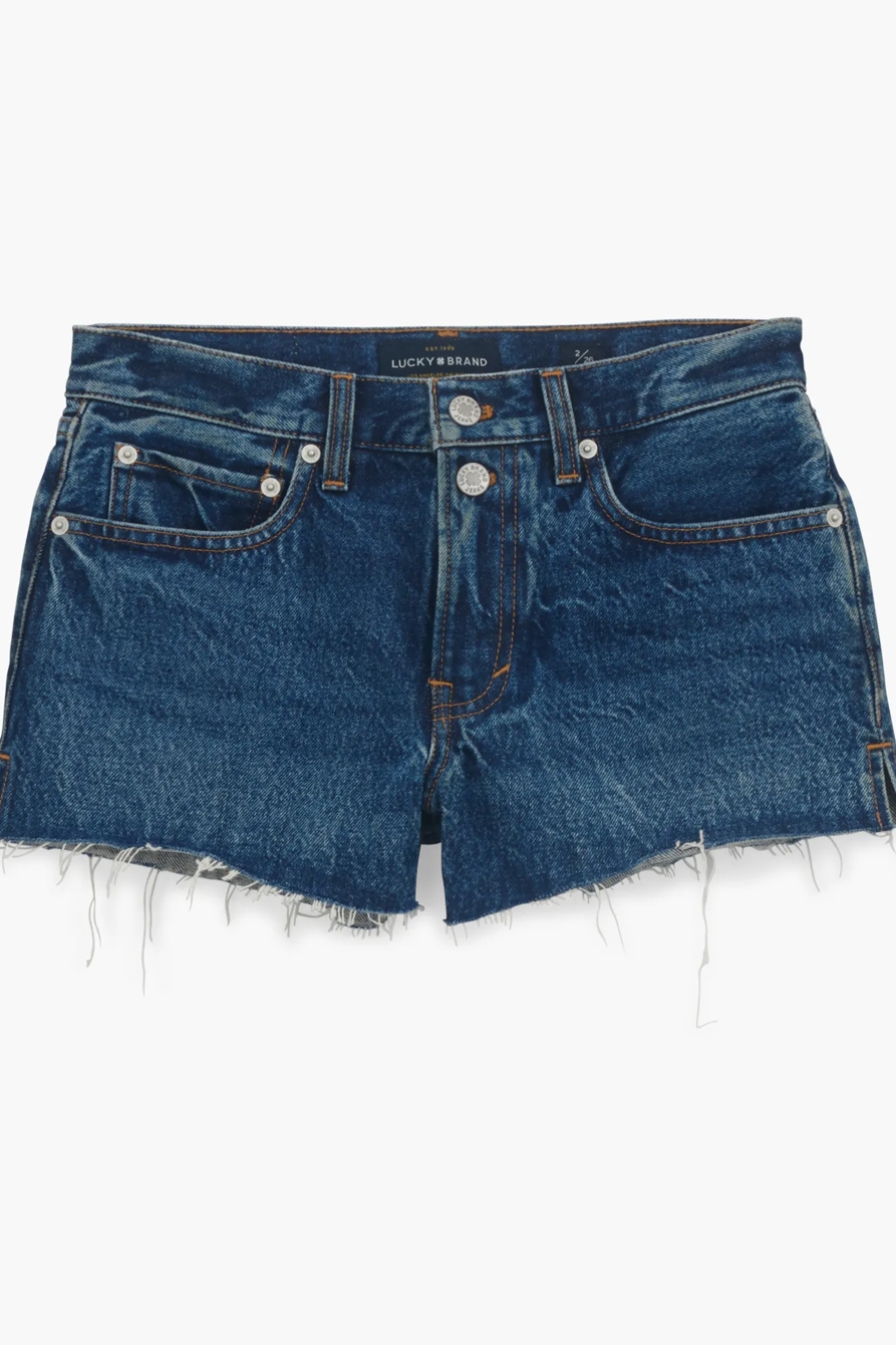MID RISE CUT OFF JEAN SHORT, image 6