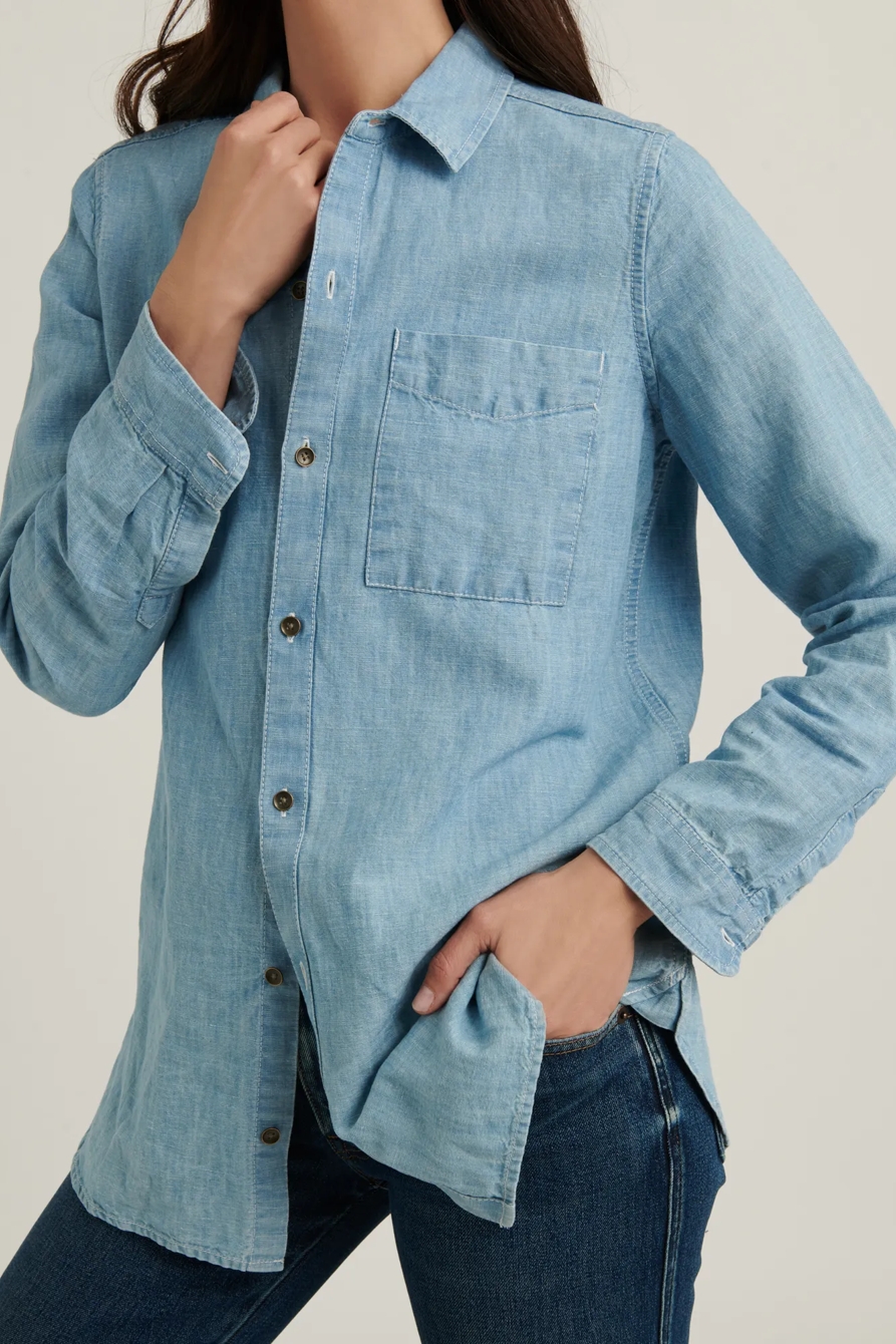 RELAXED BOYFRIEND SHIRT, image 4