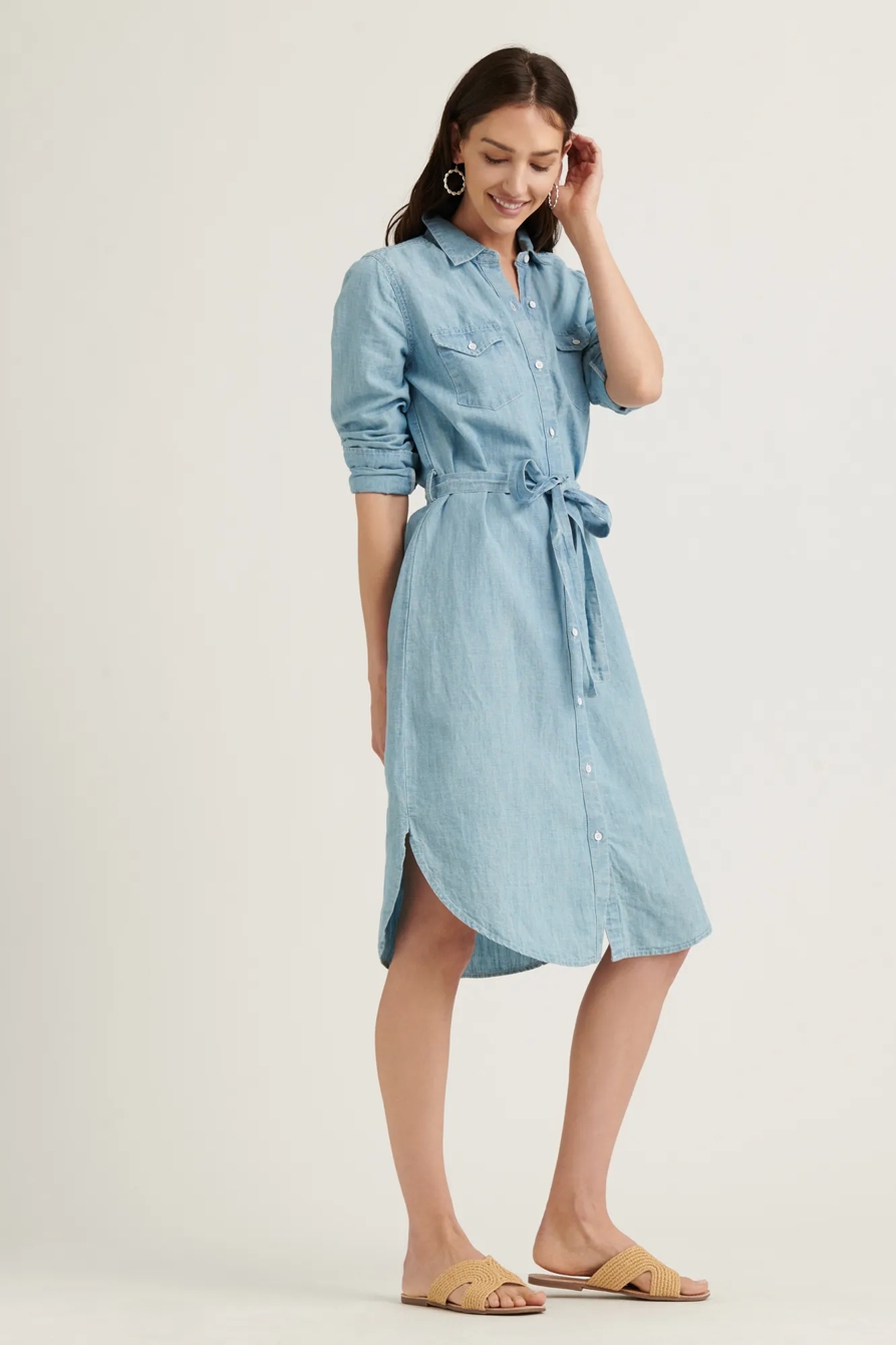 RELAXED SHIRT DRESS, image 2