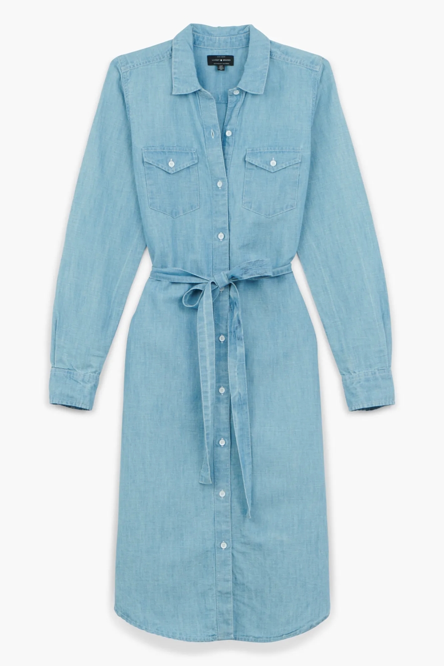 RELAXED SHIRT DRESS, image 5