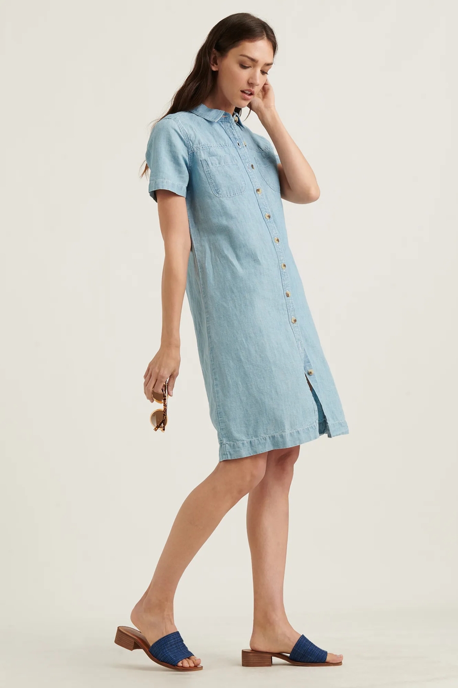 BUTTON FRONT SHIRT DRESS, image 2